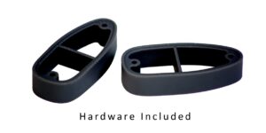 Keystone Sporting Arms Crickett length-of-pull spacer kit black with spacers and screws