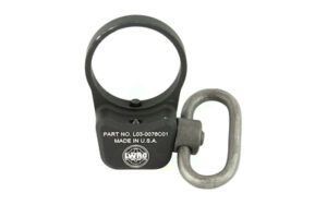LWRC ambidextrous black QD sling mount with Daniel Defense quick disconnect swivel