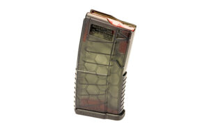 HEXMAG Series 2 10-round AR-15 magazine translucent smoke, front view