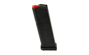HEXMAG 15rd 9mm Polymer Magazine for Glock 19, Carbon Fiber Finish, Black