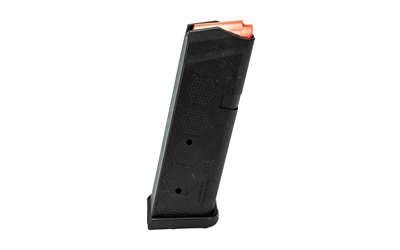 HEXMAG 15rd 9mm Polymer Magazine for Glock 19, Carbon Fiber Finish, Black