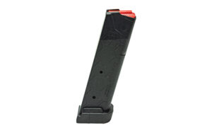 Hexmag 17-round SIG P320 9mm magazine with carbon fiber finish in black