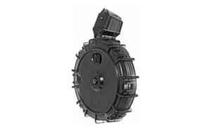 ProMag RUGA28 55-round drum magazine for Ruger 10/22 Charger in smoke polycarbonate