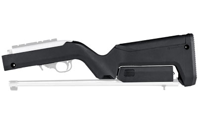Magpul X-22 Backpacker Stock black for Ruger 10/22 Takedown with hinged storage compartment