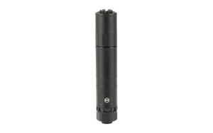 Maxim Defense MS-9 9mm suppressor, black aluminum tube with stainless steel baffles