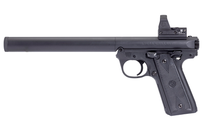 Maxim Defense RUGER MKIV-SD integrally suppressed .22 LR pistol with Leupold DeltaPoint Pro