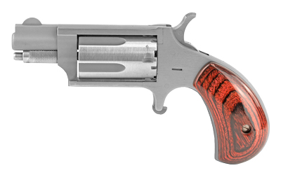 North American Arms Mini-Revolver .22 WMR stainless 1-1/8 in rosewood grip