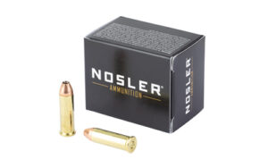Nosler ASP .38 Special 125gr JHP handgun ammunition box, 20-count