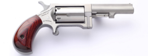 North American Arms Sidewinder 2.5 inch stainless revolver with rosewood bird's-head grip