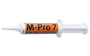 M-Pro 7 Synthetic Grease syringe on blister card