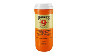 HOPPES No. 9 lubricating gun oil field wipes packaging