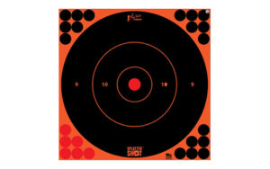 Pro-Shot SplatterShot 12 inch orange bullseye self-adhesive target 5 pack