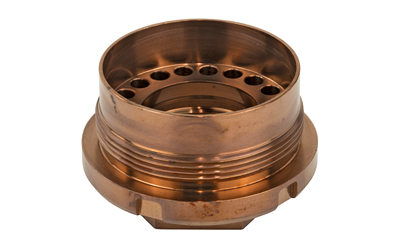 Q LLC PLAN-B Omega suppressor mount, copper finish, 1.375x24 thread, .30 cal