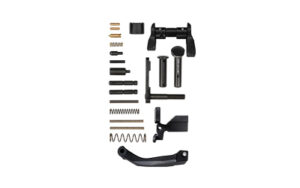 Rise Armament Premium AR-15 lower parts kit in black with ambidextrous safety and enhanced components