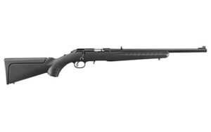 Ruger American Rimfire Compact .22 WMR 18-inch bolt-action rifle with black synthetic stock