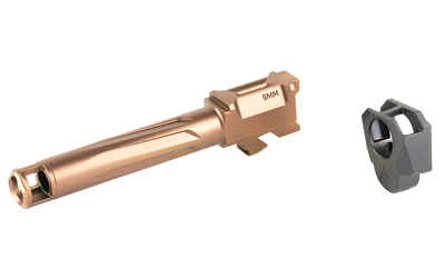 Radian Afterburner + Ramjet Glock 19 Gen3 bronze match barrel and compensator
