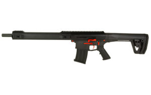 Tokarev TT-12 PRO 12ga semi-auto shotgun 18.5in black with flip-up sights