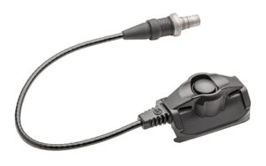 SureFire CSP-09 compact remote switch mounted on Picatinny rail, black