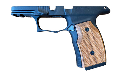 Sharps Bros SBGM01-G2 grip module black anodized with Brazilian cherry wood panels for P365X/P365XL