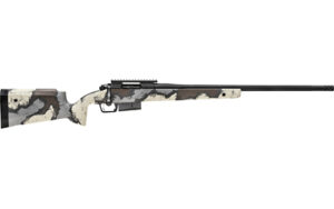 Springfield Armory Model 2020 Waypoint 6.5 PRC bolt-action rifle with 24-inch fluted barrel and Ridgeline camo carbon fiber s