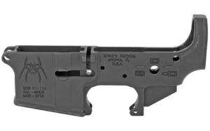 Spikes Tactical Spider stripped lower receiver black 7075-T6 aluminum AR-15