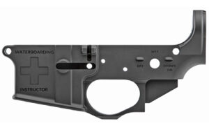 Spikes Tactical STLS033 Water Boarding stripped AR-15 lower receiver, black anodized