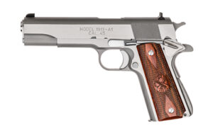 Springfield Armory 1911 Mil-Spec .45 ACP stainless pistol with 5 inch barrel and two 7-round magazines