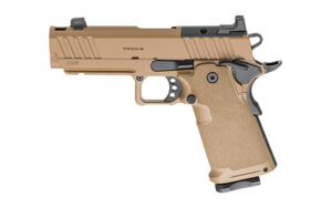 Springfield Armory 1911 DS Prodigy Comp 9mm 4.25in Coyote Brown handgun
