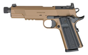 Springfield Armory 1911 Operator AOS .45 ACP Coyote Brown with threaded barrel