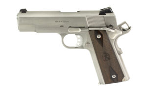 Springfield Armory 1911 Garrison .45 ACP 4.25 inch stainless pistol with thinline wood grips