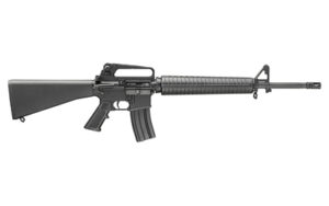 Springfield Armory SA-16 A2 5.56 NATO rifle in black with fixed A2 stock and carry handle