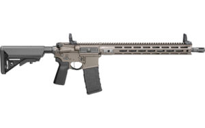 Springfield Armory Saint Victor V2 5.56 NATO 16 inch M-LOK rifle in tungsten gray with 30-round magazine