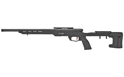 Savage B22 Precision 22 LR 18 inch rifle MDT ACC chassis matte black