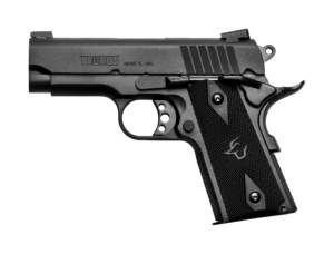 Taurus 1911 Officer 9mm 3.5 inch matte black pistol with Novak drift-adjustable sights