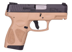Taurus G2S 9mm 3.25-inch pistol with black slide and flat dark earth polymer grip