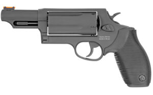 TAURUS Judge Magnum 3-inch revolver .45 Colt/.410 bore with black rubber grip - side view