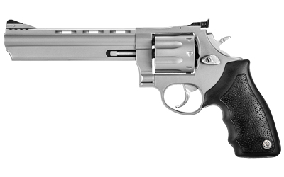 Taurus 608 6.5 inch ported matte stainless 8-shot .357 Magnum revolver with black rubber grip