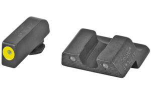 Trijicon HD night sights with yellow front outline for Glock 42 and Glock 43