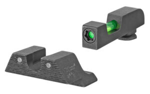 Trijicon DI Night Sight Set Green Tritium and Fiber Optic for Glock 42 43 43X 48 black frame