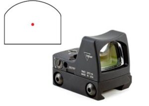 Trijicon RMR Type 2 3.25 MOA red dot sight with RM33 Picatinny mount matte black