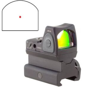 Trijicon RMR Type 2 3.25 MOA red dot sight with RM34 Picatinny mount, black