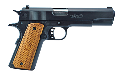TriStar American Classic Government 1911 .38 Super 5 inch blued pistol with wood grips