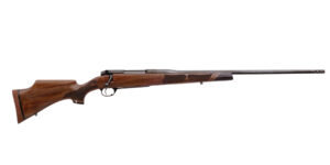Weatherby Mark V Camilla Deluxe 6.5 Creedmoor rifle, 22in barrel, AA Claro walnut