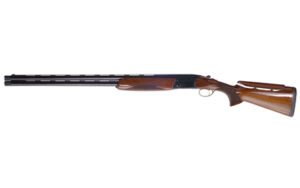 Weatherby Orion Sporting 20ga 30in walnut over/under shotgun side view