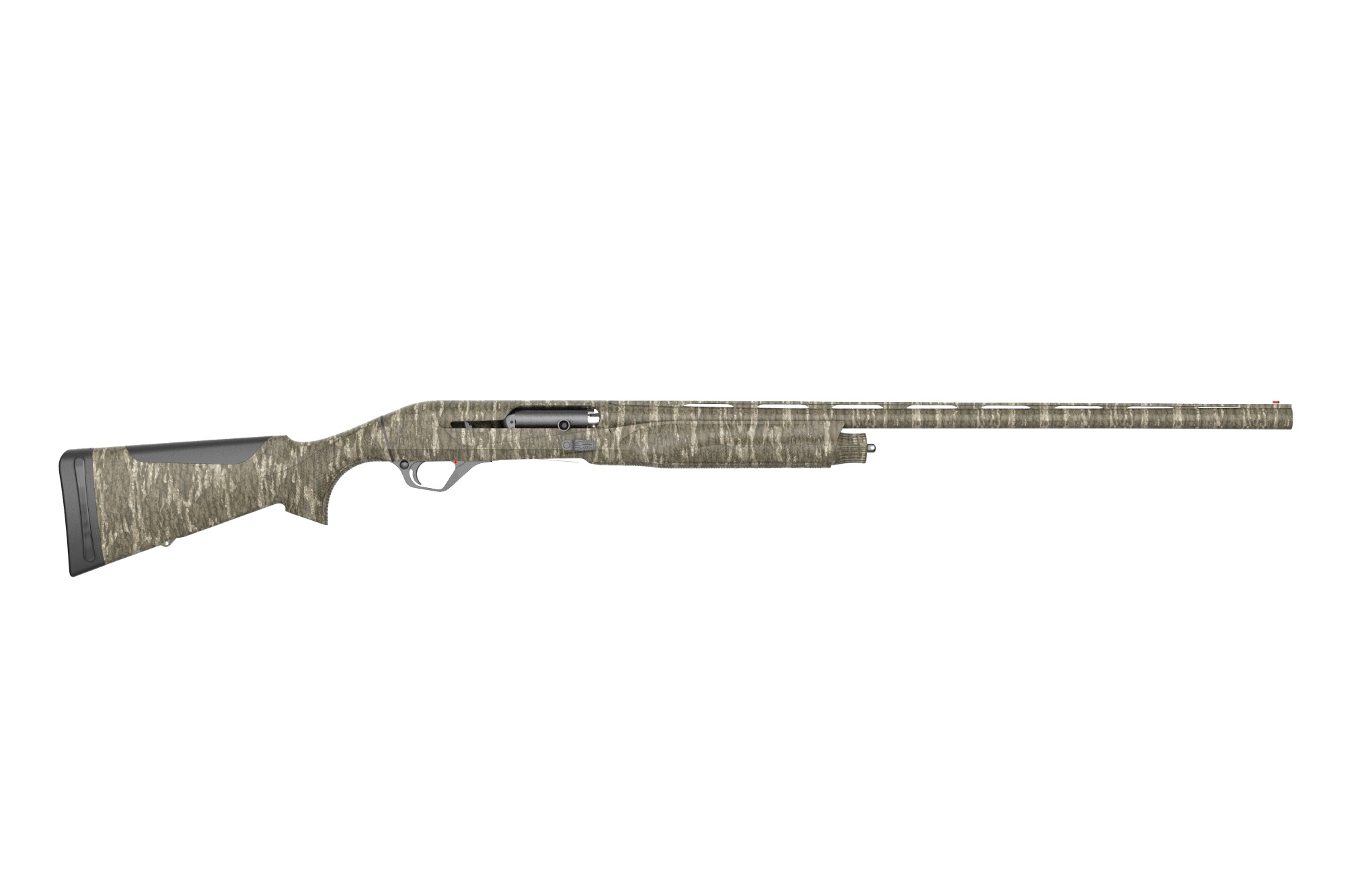 Retay USA ACE 20 Gauge 26-inch Mossy Oak Bottomland semi-auto shotgun side view