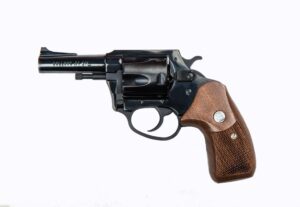 Charter Arms Classic Bulldog .44 Special 3-inch blued revolver with wood grips
