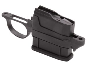 Howa 5-round black detachable magazine kit for Remington 700 BDL with polymer magazine and trigger guard