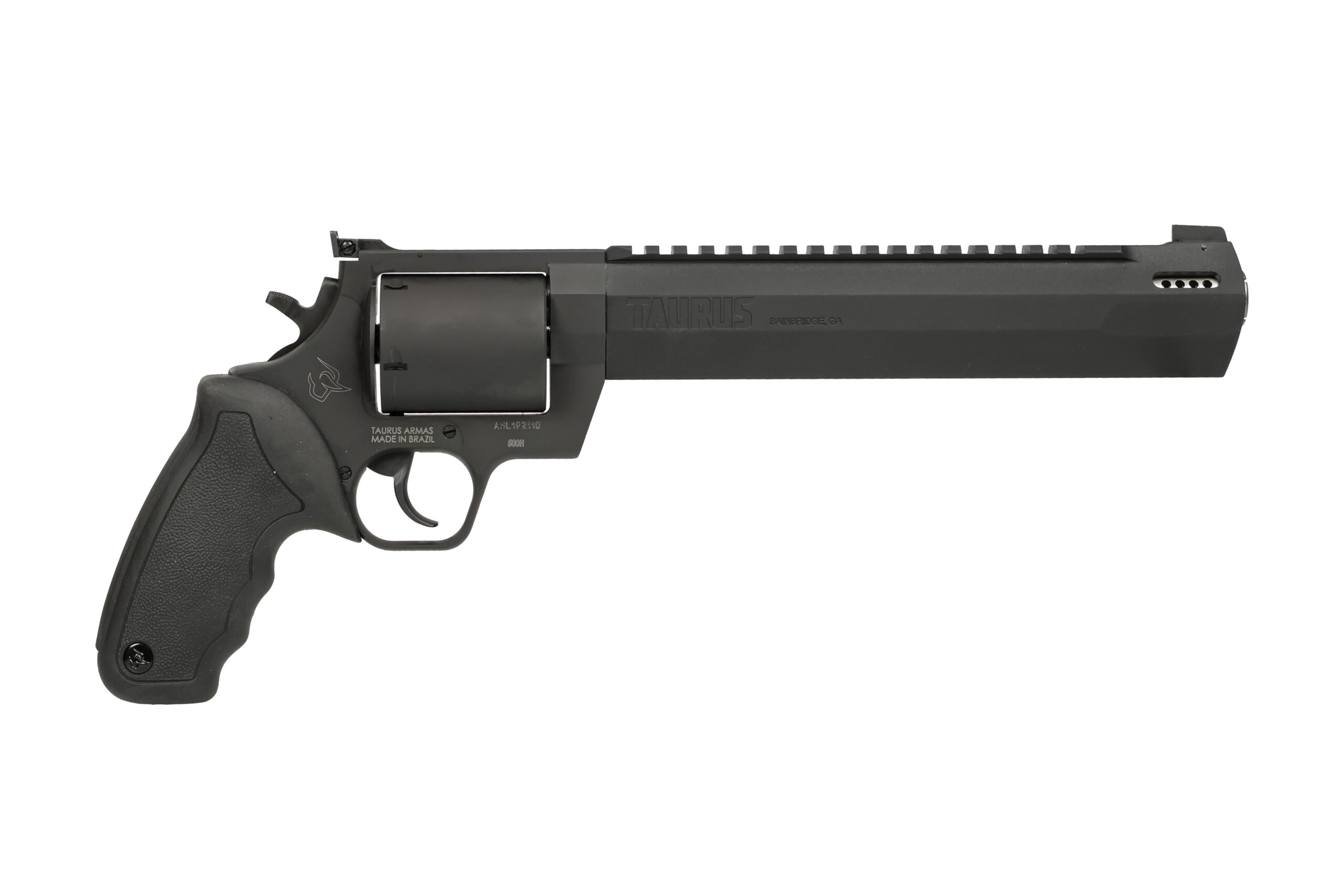 TAURUS Raging Hunter .500 S&W Magnum 10 inch revolver with black rubber cushioned grip