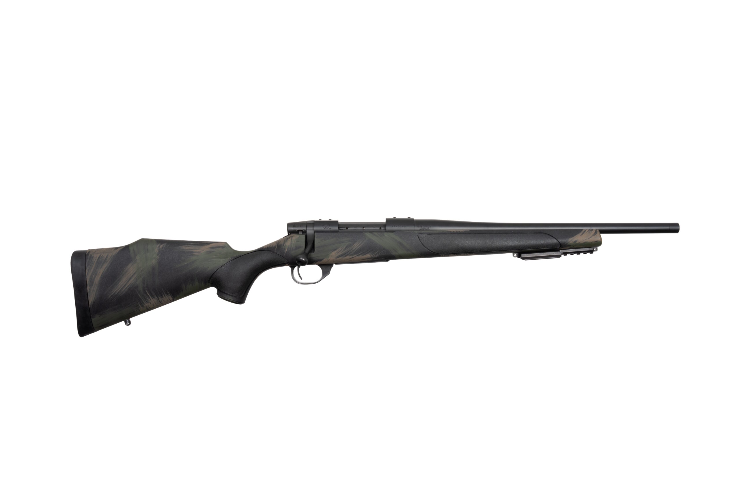 Weatherby Vanguard Black Hills 308 Win 18 in. bolt-action rifle with polymer Monte Carlo stock