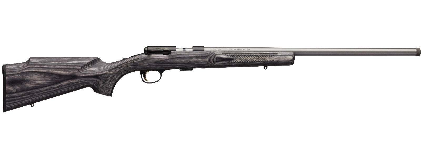 Browning T-Bolt Target/Varmint SR .22 LR 22 in stainless barrel with gray laminate stock